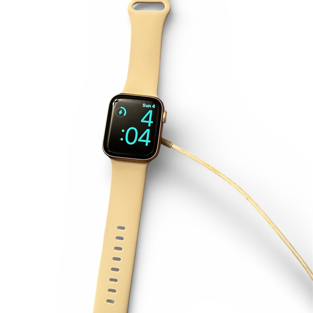 Apple Smartwatch with Tan Band